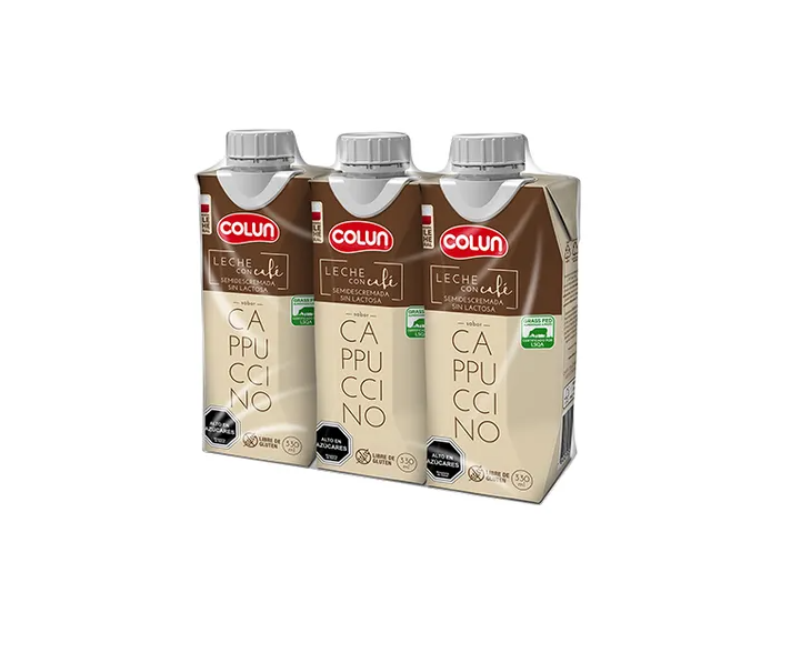 Leche Cappuccino Colun 330cc 3 Unid