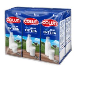 Leche Entera Colun 200cc 6Unid