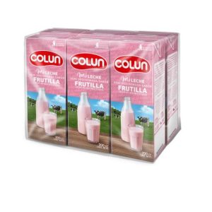 Leche Frutilla Colun 200cc 6Unid