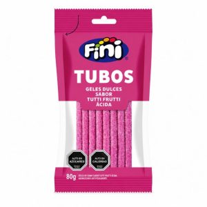 Fini Regaliz Tutti Frutti Ácido 80 Grs 12 Unid