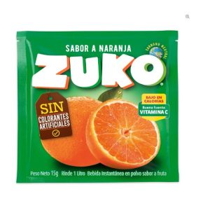 Jugo en Sobre Zuko Naranja 10Unid