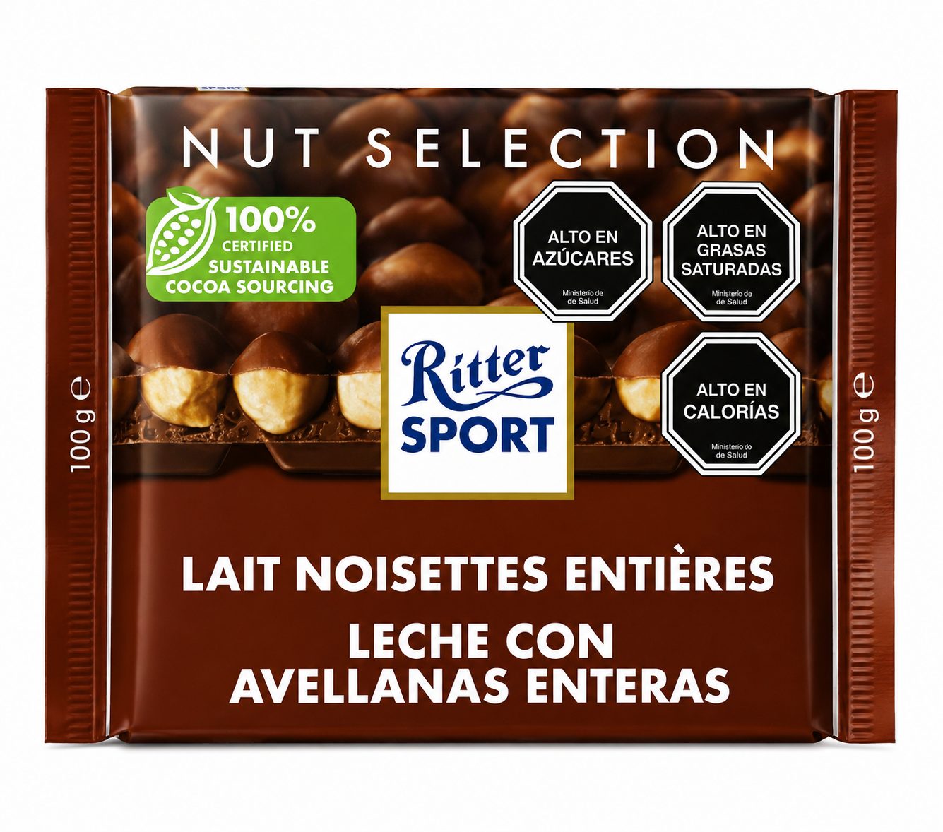 Ritter Sport Avellanas 100 Grs