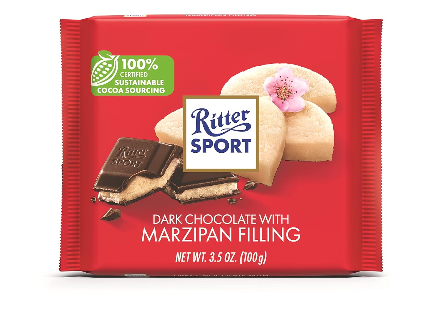 Ritter Sport Amargo Mazapán 100 Grs