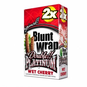 Blunt Wrap Platinium Cherry X2 25 Unid 40g