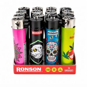 Encendedor Ronson Round 16 Unid
