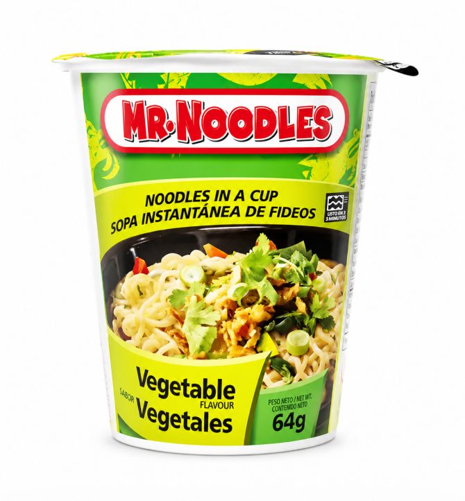 Mr Noodles Vegetal 64 Grs 12 Unid
