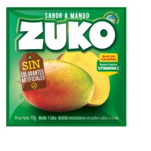 Jugo en Sobre Zuko Mango 10Unid