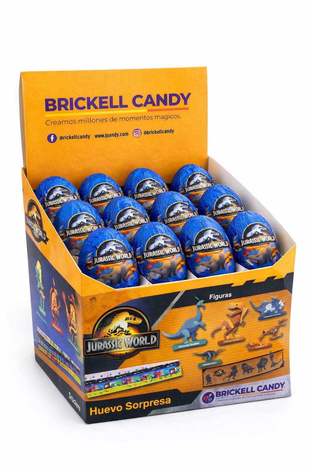 Huevos Sorpresa Jurasicc 12 Unid