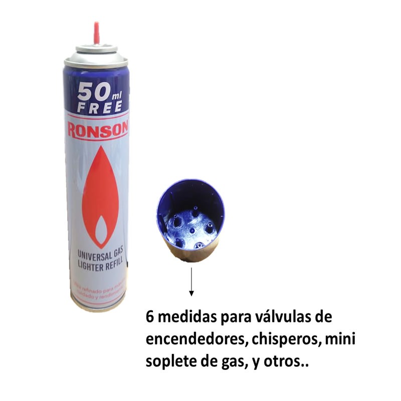 Gas Butano Ronson 300ml