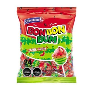 Colombina Bon Bon Bum Sandia 24 unid