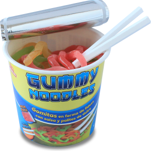 Fun Factory Gummy Noodles 63 gramos, paquete de 4 unidades
