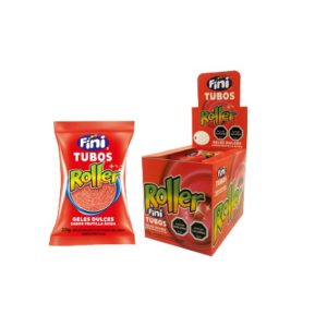 Tubos Fini Roller Frutilla Ácidas 20 Grs 10 Unid