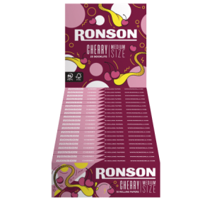 Papelillo Ronson Cherry 1 1/4 25 Unidades