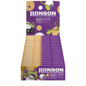 Papelillo Ronson Grape 1 1/4 25 Unidades