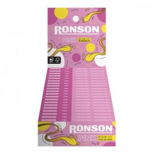 Papelillo Ronson Pink 1 1/4 25 Unidades