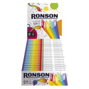 Papelillo Ronson Rainbow 1 1/4 25 Unidade