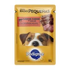 Pedigree Sobre Raza Pequeña Carne en Salsa 100 grs