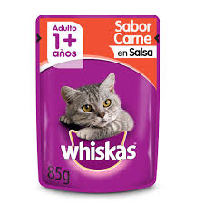 Whiskas Alimento Húmedo Sobre Gato Adulto Carne 85 Grs