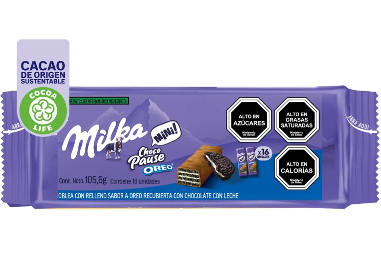 Milka Choco Pause Mini Oreo 105 Grs 16 Unid