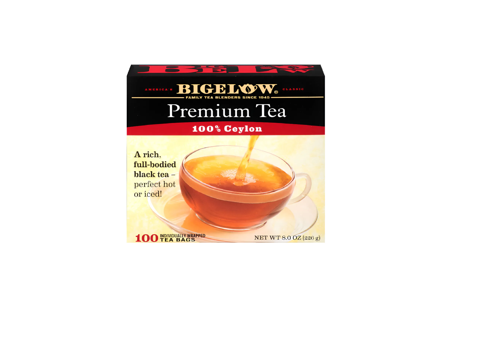 Bigelow Premiun Tea Ceylon 100 Unid