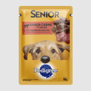 Pedigree Sobre Perro Senior Carne en Salsa 100 grs
