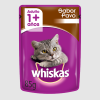 Whiskas Alimento Húmedo Sobre Gato Adulto Pavo en Salsa 85 Grs