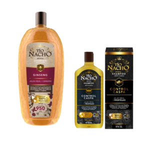 Tio Nacho Shampoo Ginseng 950ML + Tio Nacho Shampoo Control Caspa 415ML