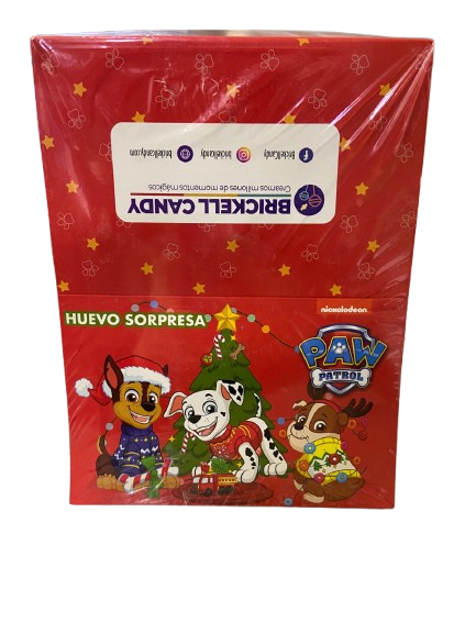Huevos Sorpresa Paw Patrol Navidad 12 Unid