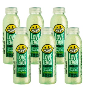 Love Lemon Menta Jengibre (Plastico) 385ml 6 Unid