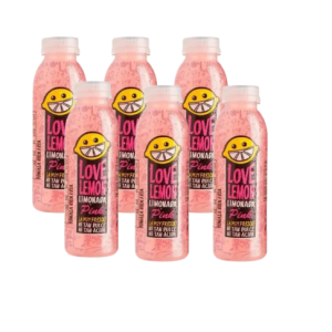 Love Lemon Pink (Plastico) 385ml 6 Unid