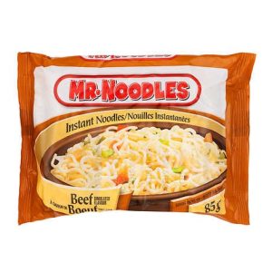Mr Noodles Pasta Instantanea (SOBRE) sabor Carne 85 grs 6 Unid
