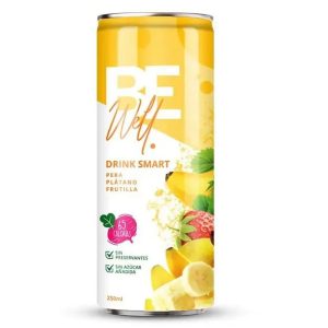 Be Well Citrus Lata (Pera-Platano-Frutilla) 250 ml 6 Unid