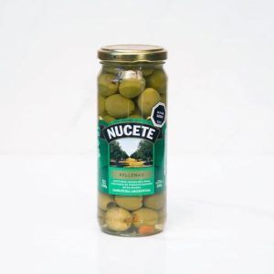 Nucete Aceituna Verde Rellena Morron Frasco 200 Grs