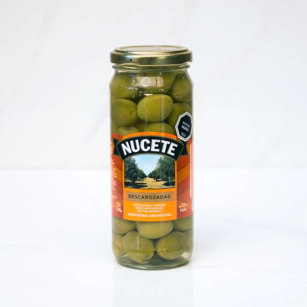 Nucete Aceituna Verde Sin Carozo Frasco 160 Grs
