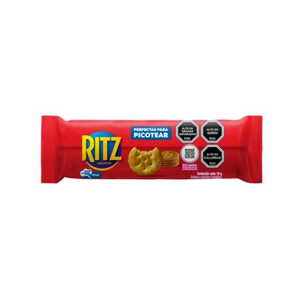 Ritz Galeta Rollo 70 grs 6 Unid