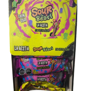 Sour Beast La Bestia Mix Gomitas Acidas 85 Grs 12 unid