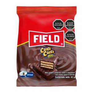 Galletas Oblea Mini Cua Cua Cubierta de Chocolate con Vainilla 42 g