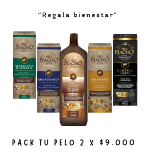 San Valentin Tio Nacho pack cuidado capilar