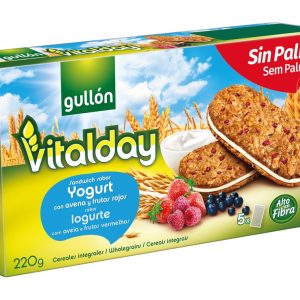 Gullon Vitalday Sandwich Avena Yougurt 220 Grs