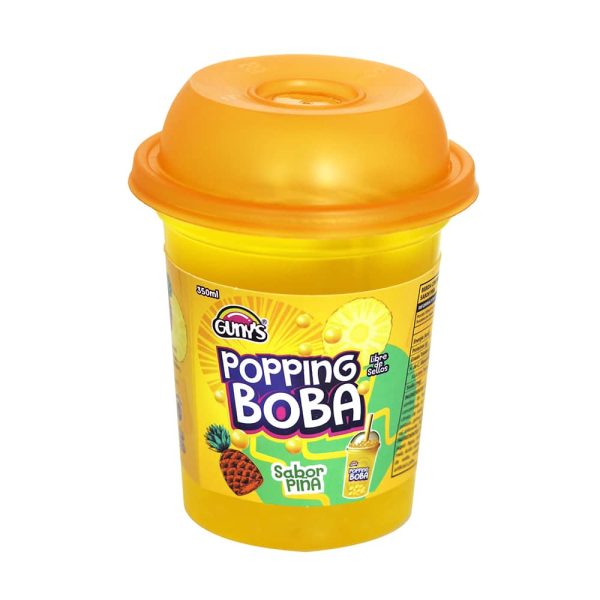 Gunys Popping Boba Piña 350 ml 6 Unid - DISTRIBUIDORA ONLINE