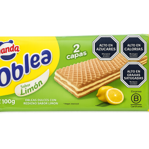 panda galleta oblea limon 100 grs