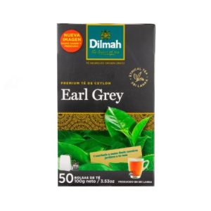 te dilmah earl grey ceylon 50 bolsas