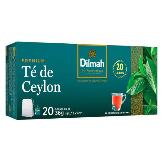 te dilmah negro 20 bolsas