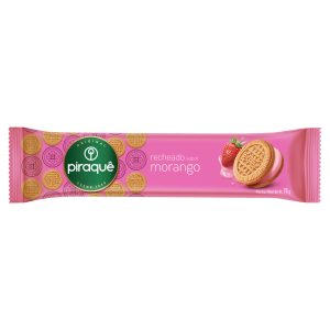 Galleta Rellena Fresa Piraque 76grs