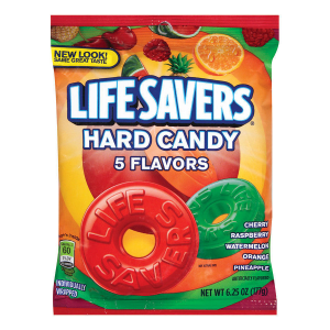 Lifesavers caramelos frutales 117 gr bolsa