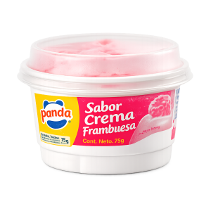 panda copa crema frambuesa 12 unid