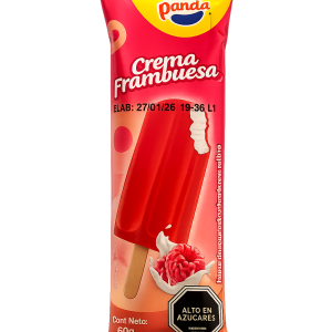 panda paleta crema frambuesa 42 unid