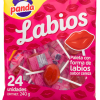 Panda Paleta Labios Cereza 24 Unid dulce con forma de labios