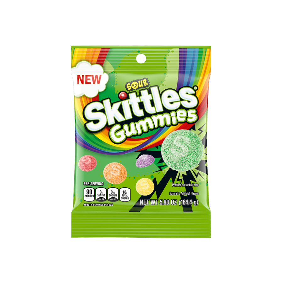 Skittles Gummies Sour 164 Grs