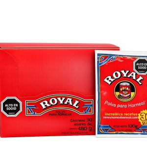 Royal Polvo Para Hornear 480 Grs 16 Unid 30Gr